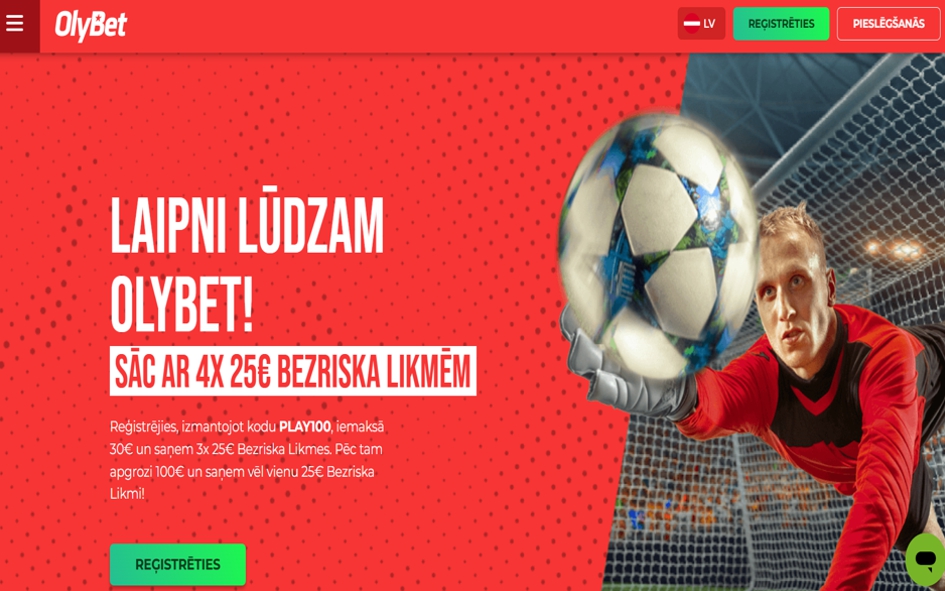 olybet totalizators jauniem klientiem