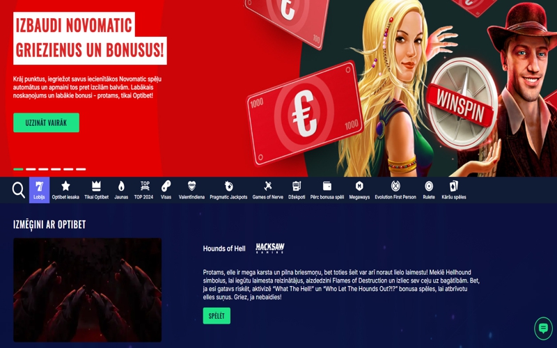 optibet kazino sloti